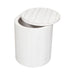 Modern Farmhouse Drum End Table - Plourde Furniture Co (Caribou, ME)