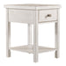Modern Farmhouse Drawer Chair Side Table - Plourde Furniture Co (Caribou, ME)