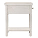Modern Farmhouse Drawer Chair Side Table - Plourde Furniture Co (Caribou, ME)