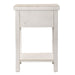 Modern Farmhouse Drawer Chair Side Table - Plourde Furniture Co (Caribou, ME)
