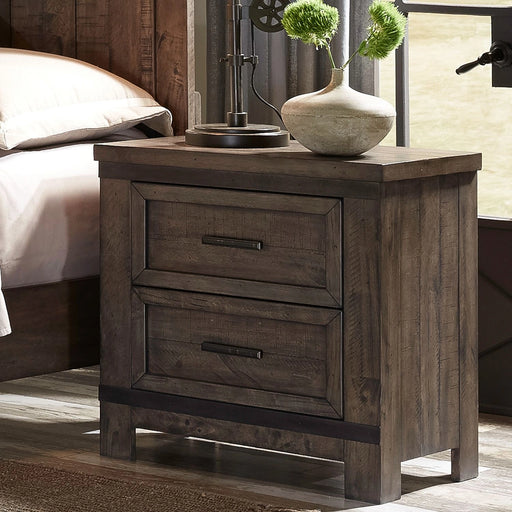 Thornwood Hills Nightstand in Rock Beaten Gray image