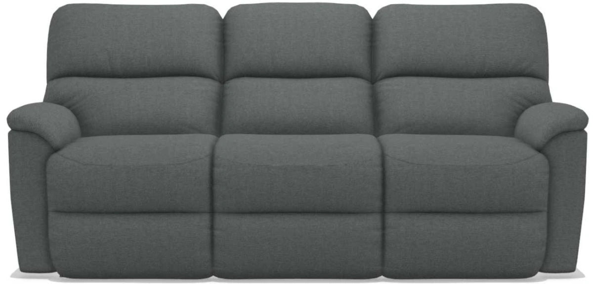 La-Z-Boy Brooks Gray Power Reclining Sofa with Headrest