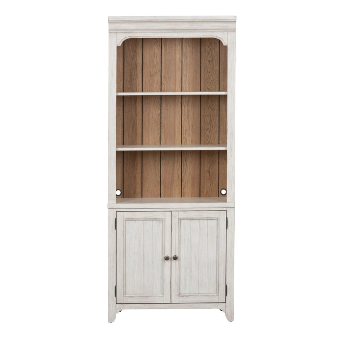 Farmhouse Reimagined Bookcase in Antique White image