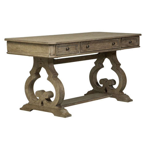 Simply Elegant Writing Desk in Heathered Taupe - Plourde Furniture Co (Caribou, ME)
