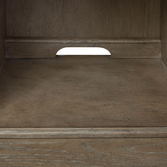 Simply Elegant Bookcase in Heathered Taupe - Plourde Furniture Co (Caribou, ME)