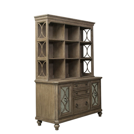 Simply Elegant Credenza & Hutch Set - Plourde Furniture Co (Caribou, ME)