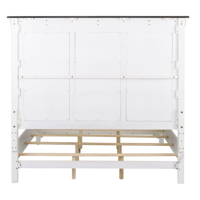 Allyson Park King California Panel Bed - Plourde Furniture Co (Caribou, ME)