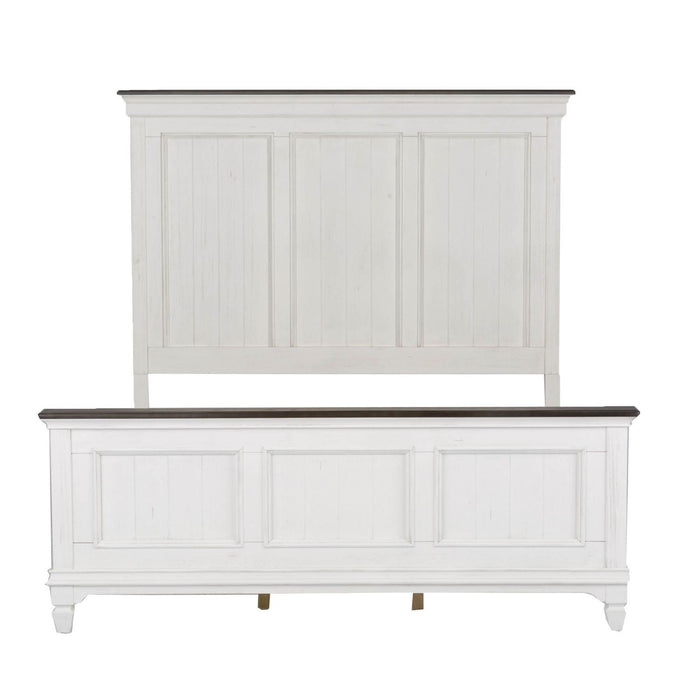 Allyson Park King California Panel Bed, Dresser & Mirror - Plourde Furniture Co (Caribou, ME)