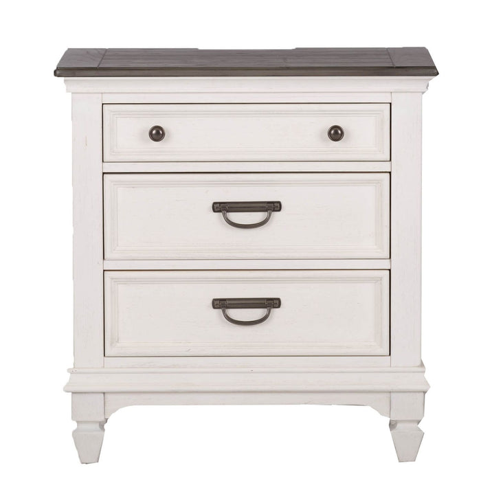 Allyson Park King California Panel Bed, Dresser & Mirror, Night Stand - Plourde Furniture Co (Caribou, ME)