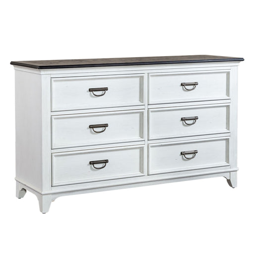 Allyson Park Drawer Dresser in White - Plourde Furniture Co (Caribou, ME)