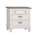 Allyson Park Nightstand in Wirebrushed White - Plourde Furniture Co (Caribou, ME)