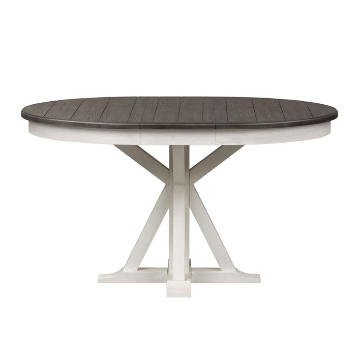 Allyson Park Pedestal Table - Plourde Furniture Co (Caribou, ME)