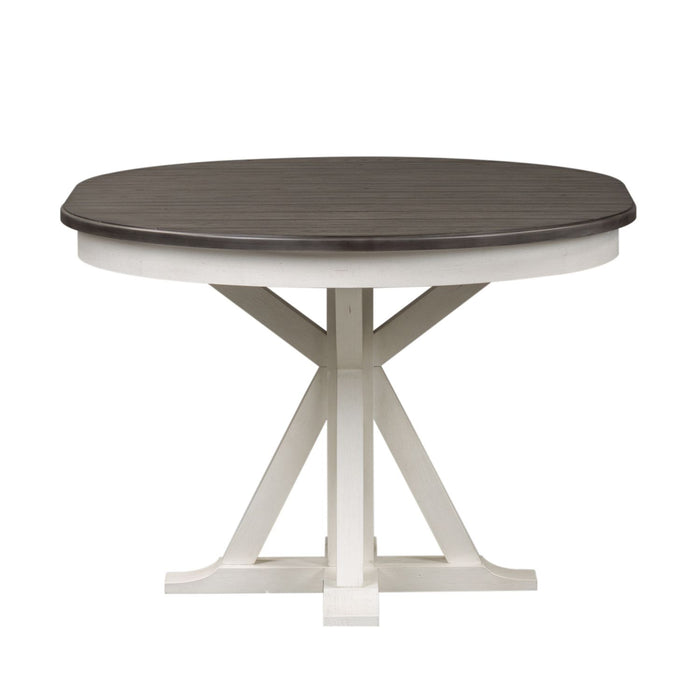 Allyson Park Pedestal Table - Plourde Furniture Co (Caribou, ME)