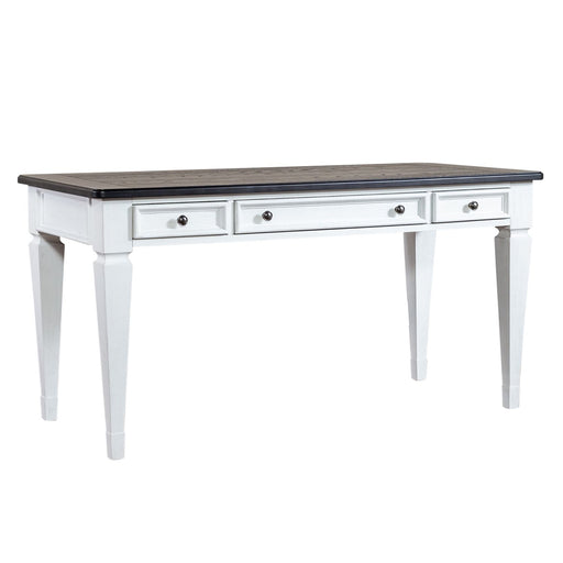 Allyson Park Writing Desk in Wirebrushed White - Plourde Furniture Co (Caribou, ME)