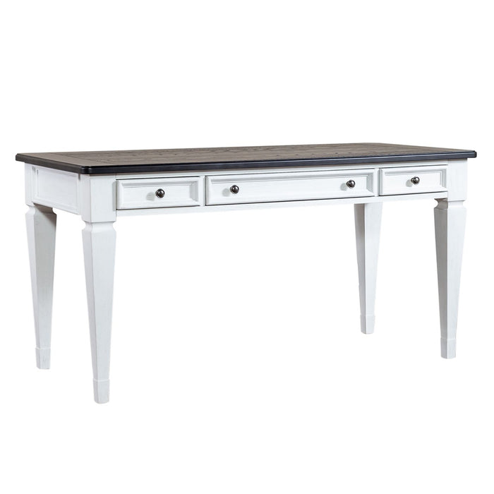 Allyson Park Writing Desk in Wirebrushed White - Plourde Furniture Co (Caribou, ME)