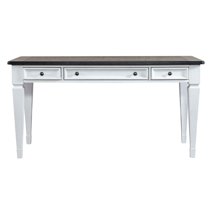 Allyson Park Writing Desk in Wirebrushed White - Plourde Furniture Co (Caribou, ME)
