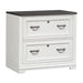 Allyson Park Bunching Lateral File Cabinet in Wirebrushed White image