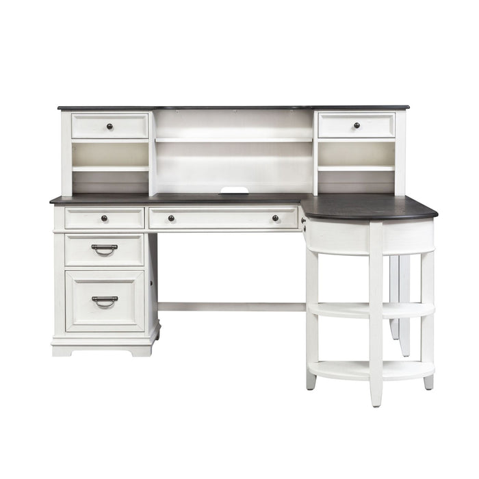 Allyson Park L Shaped Desk Set - Plourde Furniture Co (Caribou, ME)