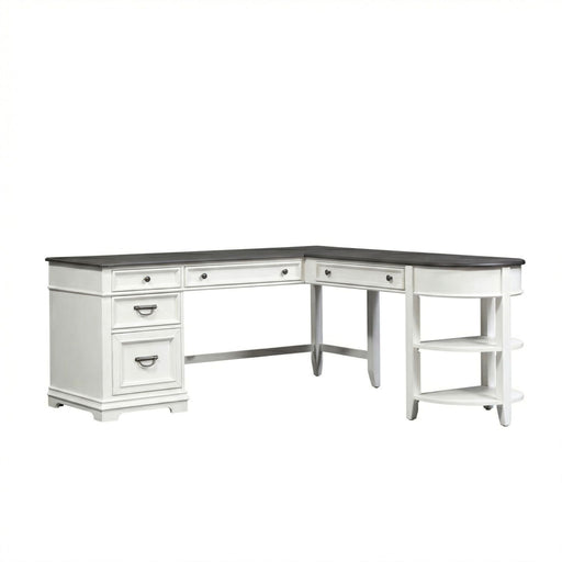 Allyson Park Opt L Shaped Desk Set - Plourde Furniture Co (Caribou, ME)