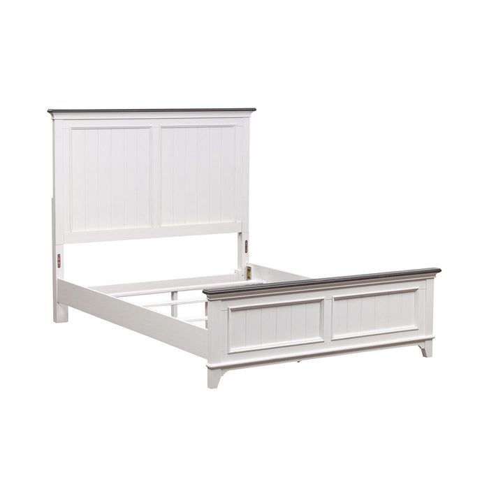 Allyson Park Twin Panel Bed, Dresser & Mirror - Plourde Furniture Co (Caribou, ME)