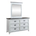 Allyson Park Twin Panel Bed, Dresser & Mirror - Plourde Furniture Co (Caribou, ME)