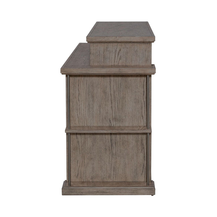 City Scape Console Bar Table in White Oak Veneers - Plourde Furniture Co (Caribou, ME)