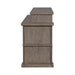 City Scape Console Bar Table in White Oak Veneers - Plourde Furniture Co (Caribou, ME)