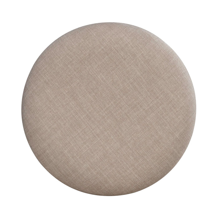 City Scape Upholstered Swivel Console Stool in White Oak Veneers - Plourde Furniture Co (Caribou, ME)