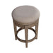 City Scape Upholstered Swivel Console Stool in White Oak Veneers - Plourde Furniture Co (Caribou, ME)