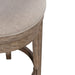 City Scape Upholstered Swivel Console Stool in White Oak Veneers - Plourde Furniture Co (Caribou, ME)