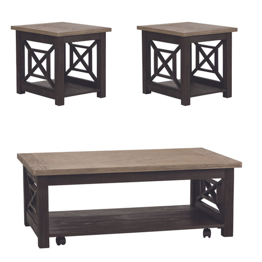 Heatherbrook 3 Piece Set (1-Cocktail 2-End Tables) - Plourde Furniture Co (Caribou, ME)