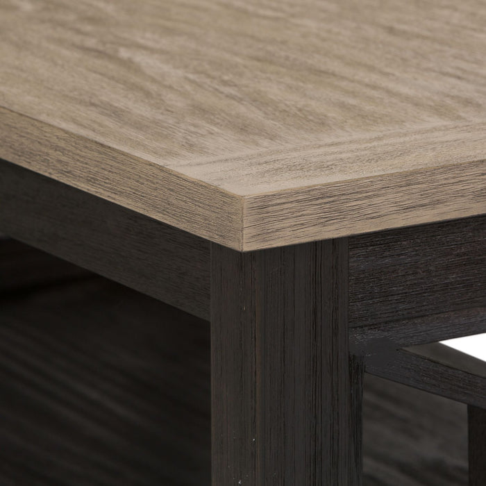 Heatherbrook Cocktail Table in Charcoal and Ash - Plourde Furniture Co (Caribou, ME)