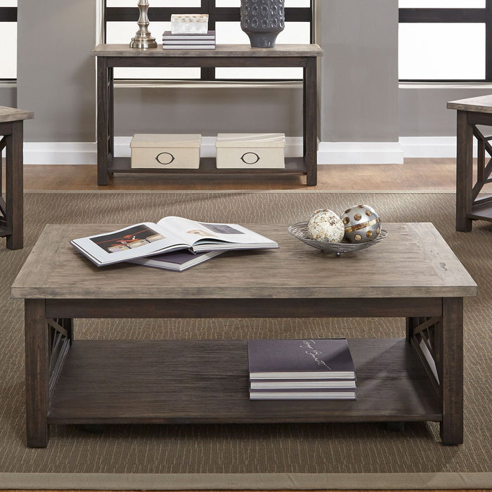 Heatherbrook Cocktail Table in Charcoal and Ash image