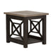 Heatherbrook End Table in Charcoal and Ash - Plourde Furniture Co (Caribou, ME)