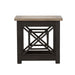 Heatherbrook Chair Side Table in Charcoal and Ash - Plourde Furniture Co (Caribou, ME)
