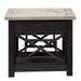Heatherbrook Drawer End Table in Charcoal and Ash - Plourde Furniture Co (Caribou, ME)