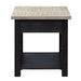 Heatherbrook Drawer End Table in Charcoal and Ash - Plourde Furniture Co (Caribou, ME)