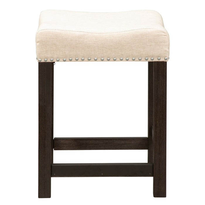 Heatherbrook Uph Barstool in Charcoal and Ash - Plourde Furniture Co (Caribou, ME)