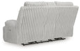 Rhines Falls Power Reclining Loveseat with Console - Plourde Furniture Co (Caribou, ME)