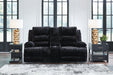 Rhine Falls Reclining Loveseat with Console - Plourde Furniture Co (Caribou, ME)