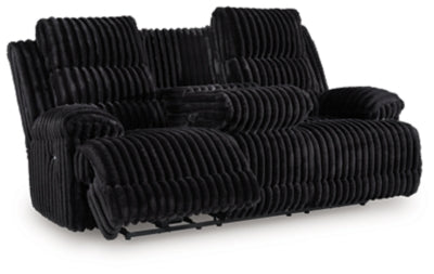 Rhine Falls Power Reclining Sofa with Drop Down Table - Plourde Furniture Co (Caribou, ME)