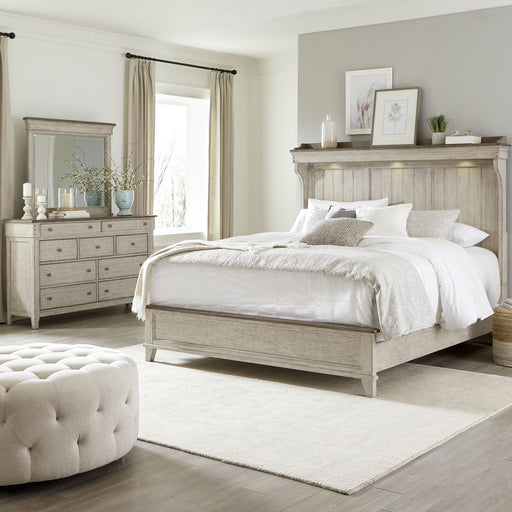Ivy Hollow King California Mantle Bed, Dresser & Mirror image