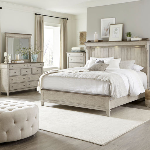 Ivy Hollow King Mantle Bed, Dresser & Mirror, Chest image