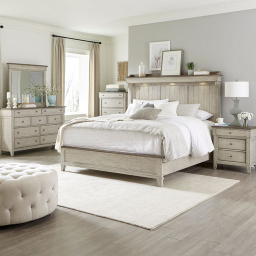 Ivy Hollow King Mantle Bed, Dresser & Mirror, Chest, Night Stand image