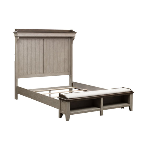 Ivy Hollow Queen Mantle Storage Bed - Plourde Furniture Co (Caribou, ME)