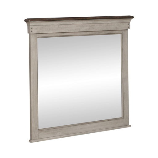 Ivy Hollow Landscape Mirror in Weathered Linen - Plourde Furniture Co (Caribou, ME)
