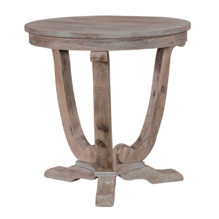Greystone Mill End Table in Stone White image