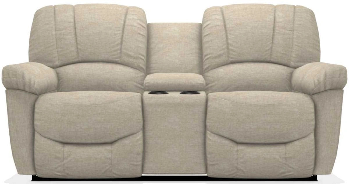 La-Z-Boy Hayes Eggshell Power La-Z-Time Full Reclining Console Loveseat