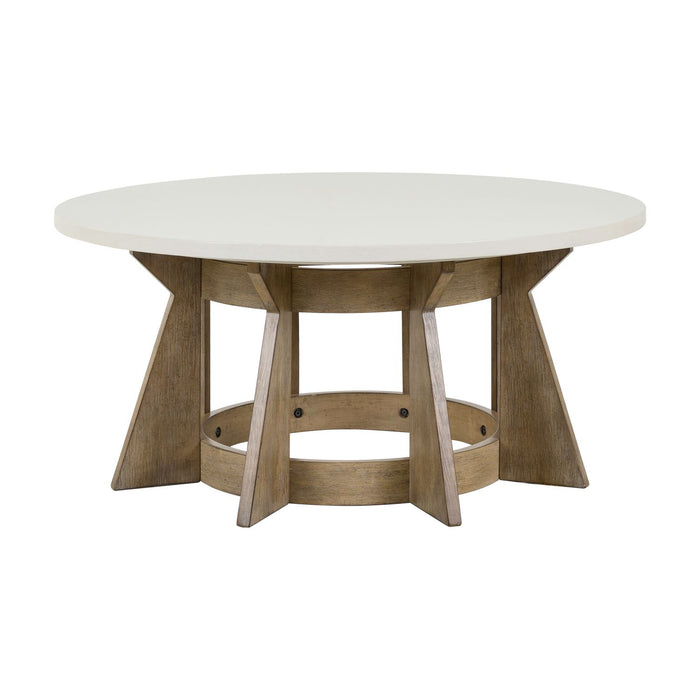 Berkley Square Round Cocktail Table - Plourde Furniture Co (Caribou, ME)