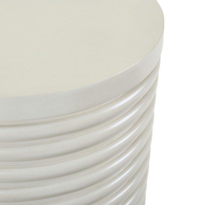 Berkley Square Round Chairside Table - Plourde Furniture Co (Caribou, ME)